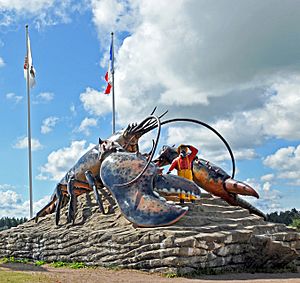 Bronnum - World's Largest Lobster (cropped).jpg