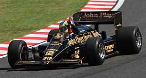 Bruno Senna demonstrating Lotus 97T 2010 Japan