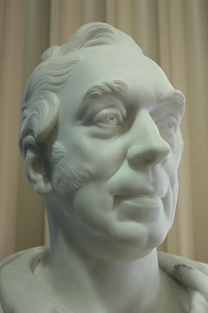 Bust of John Schank More, by J B Jones 1849, Old College, University of Edinburgh
