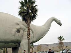 One of the Cabazon dinosaurs