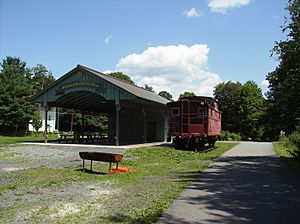 Caboose at Rotary Club Pavilion