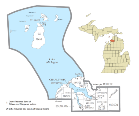 Charlevoix County, MI census map2