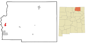 Location of Eagle Nest, New Mexico