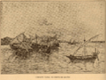 Combate naval no porto de Saltes - História de Portugal, popular e ilustrada