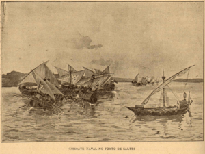 Combate naval no porto de Saltes - História de Portugal, popular e ilustrada.png