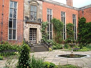 Courtyard and fountain in Dunham Massey Hall - geograph.org.uk - 1378677