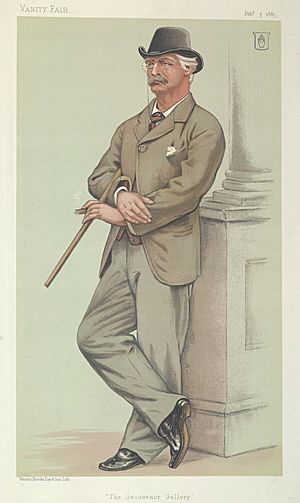 Coutts Lindsay, Vanity Fair, 1883-02-03