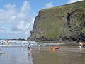 Crackington Haven - Pencannow Point reflected - geograph.org.uk - 1466130