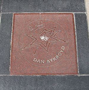 Dan Aykroyd Star on Canada's Walk of Fame