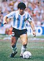 Diego Maradona at Mexico 86 (Panini Supersport)