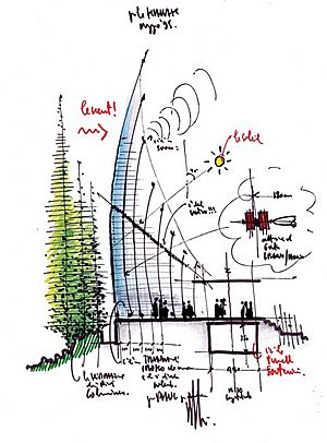 Drawing by Renzo Piano