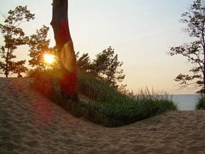 Dune overlooking Lake Michigan at North Point Conservation Area.jpg