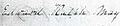 Edward Ralph May signature