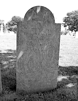 Ephraim Cook, d. 1821, Chebogue Cemetery, Yarmouth, Nova Scotia
