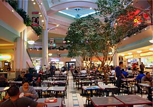 Food court at Plaza del Norte in Hatillo, Puerto Rico