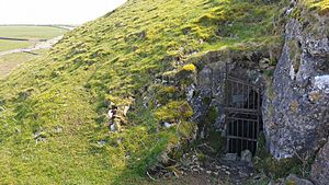 Fox Hole Cave on High Wheeldon Hill