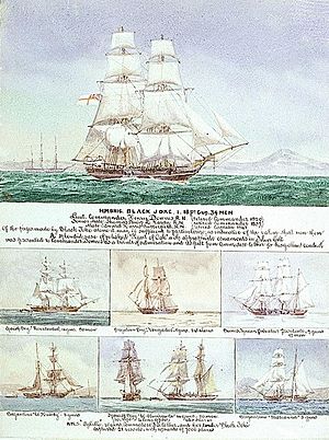 HMS Black Joke (1827) and prizes