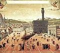 Hanging and burning of Girolamo Savonarola in Florence