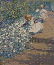 Helen Galloway McNicoll - Picking Flowers - Google Art Project