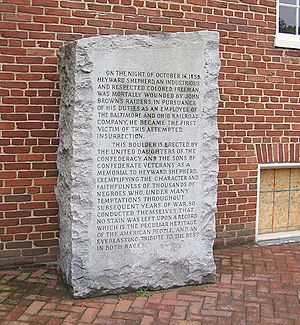 Heyward Shepherd Monument - Harpers Ferry, WV