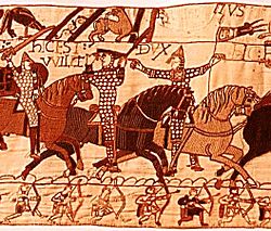 Hic est dux Wilelmus Bayeux Tapestry