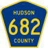 Hudson County Route 682 NJ.svg