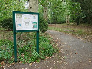 Information Board in the Southwest Area of the Tarn, Mottingham