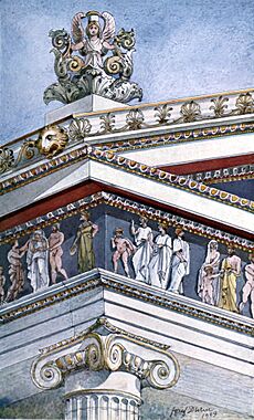 Ionic polychromy Die Baukunst der Griechen