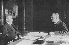 Juho kusti paasikivi and Pehr Evind Svinhufvud 1918
