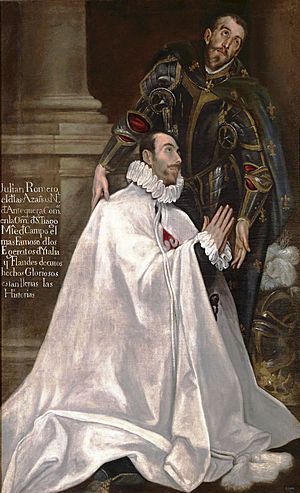 Julián Romero y su santo patrono