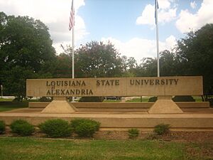 LSUA sign in Alexandria, LA IMG 1149