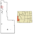 Lincoln County Wyoming Incorporated and Unincorporated areas Star Valley Ranch Highlighted 5673180