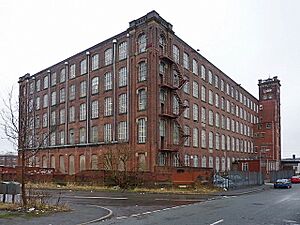 Lion Mill, Fitton Street, Royton (geograph 2110932)