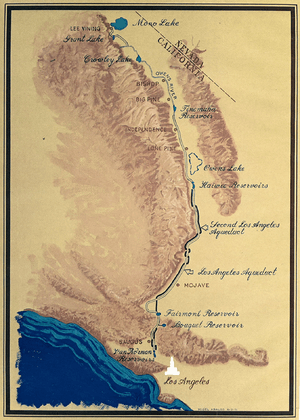 Los Angeles Aqueduct Map