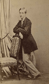 Louis d'Orléans, Prince of Condé in an anonymous photo in circa 1863.png