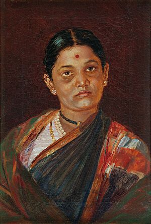 MV Dhurandhar, Portrait of the Artist’s Wife,