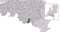 Map - NL - Municipality code 0858 (2009)