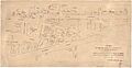 Map of the old portion of the city surrounding the plaza, showing the old plaza church, public square, the first gas plant and adode buildings, Los Angeles city, March 12th, 1873 LOC 2003623386