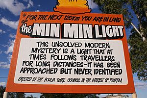 Min-min-light-sign-boulia-outback-queensland-australia