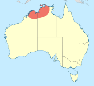 Nannophlebia mudginberri distribution map.svg