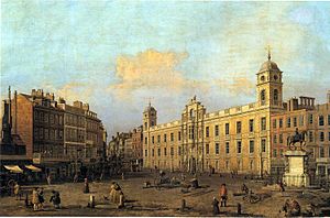 Northumberland House by Canaletto (1752)