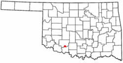 Location of Geronimo, Oklahoma