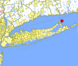 Location on Long Island