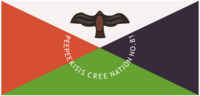 Peepeekisis Cree Nation flag.png