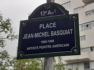Place Jean-Michel Basquiat, Paris, FRANCE