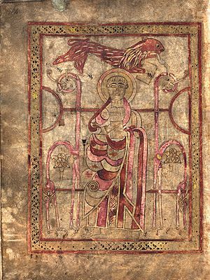 Portrait of St Mark, Chad-Gospels