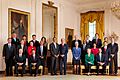 President Barack Obama with full cabinet 09-10-09