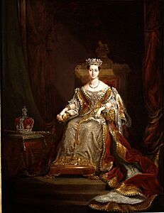 Queen Victoria in Coronation robes 1838 (copy of original in Guildhall)
