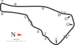 Road Atlanta track map until 1998
