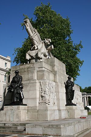 Royal Artillery Monument corner view